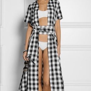 Lisa Marie Fernandez designer gingham dress
